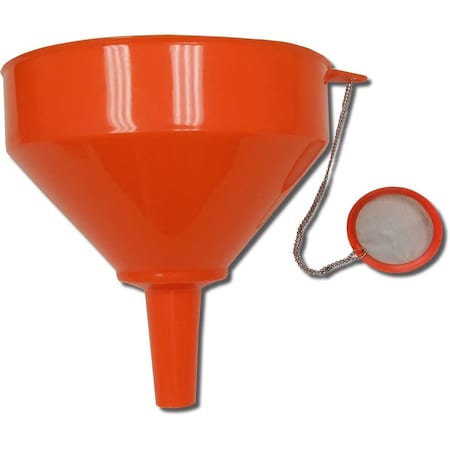 King Kooker Cooking Oil Funnel, Plastic, Stainless Steel Filter 10OF